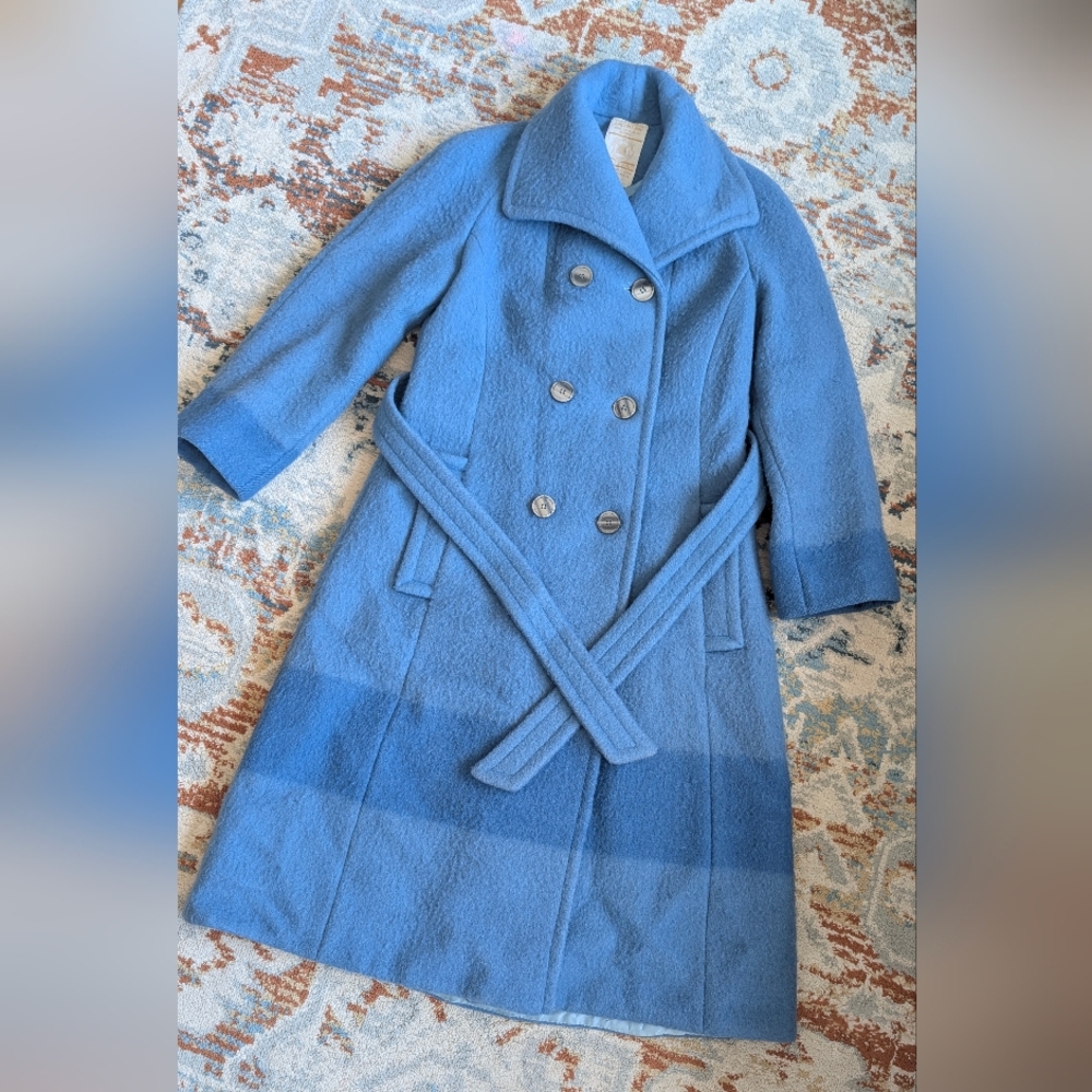 RARE! HBC Vintage 4Point Blanket Blue Coat